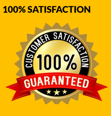 100 percent satisfaction guaranteed