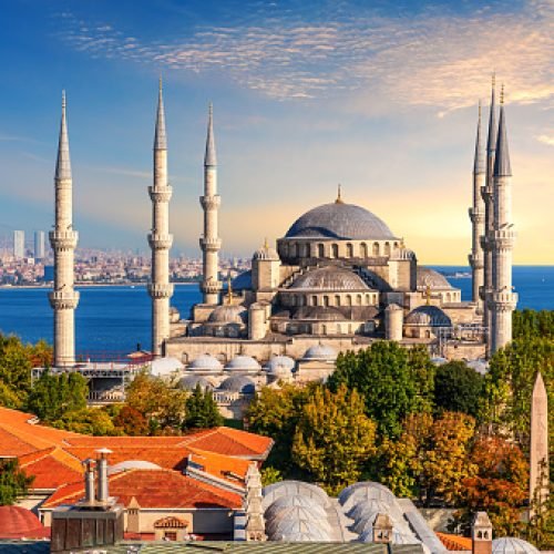 Blue Mosque of Istanbul, famous place of visit, Turkey.